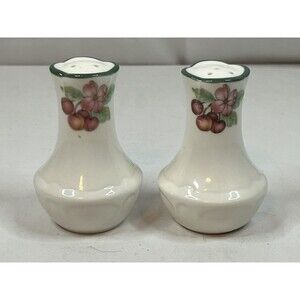 Epoch Market Day Salt & Pepper Shakers 4" H good stoppers EXCELLENT